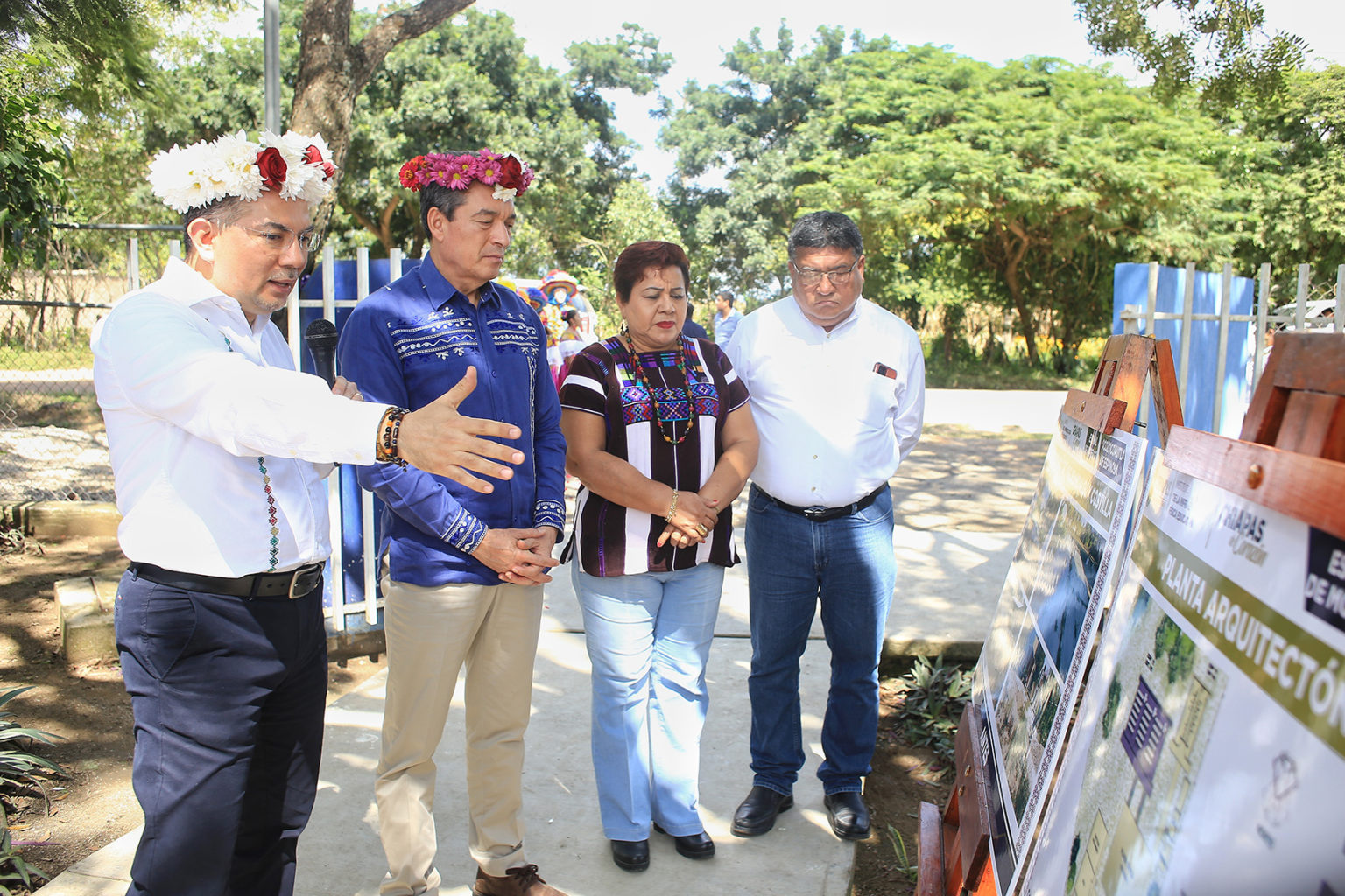 Rutilio Escand N Inaugur Infraestructura Educativa En Escuela